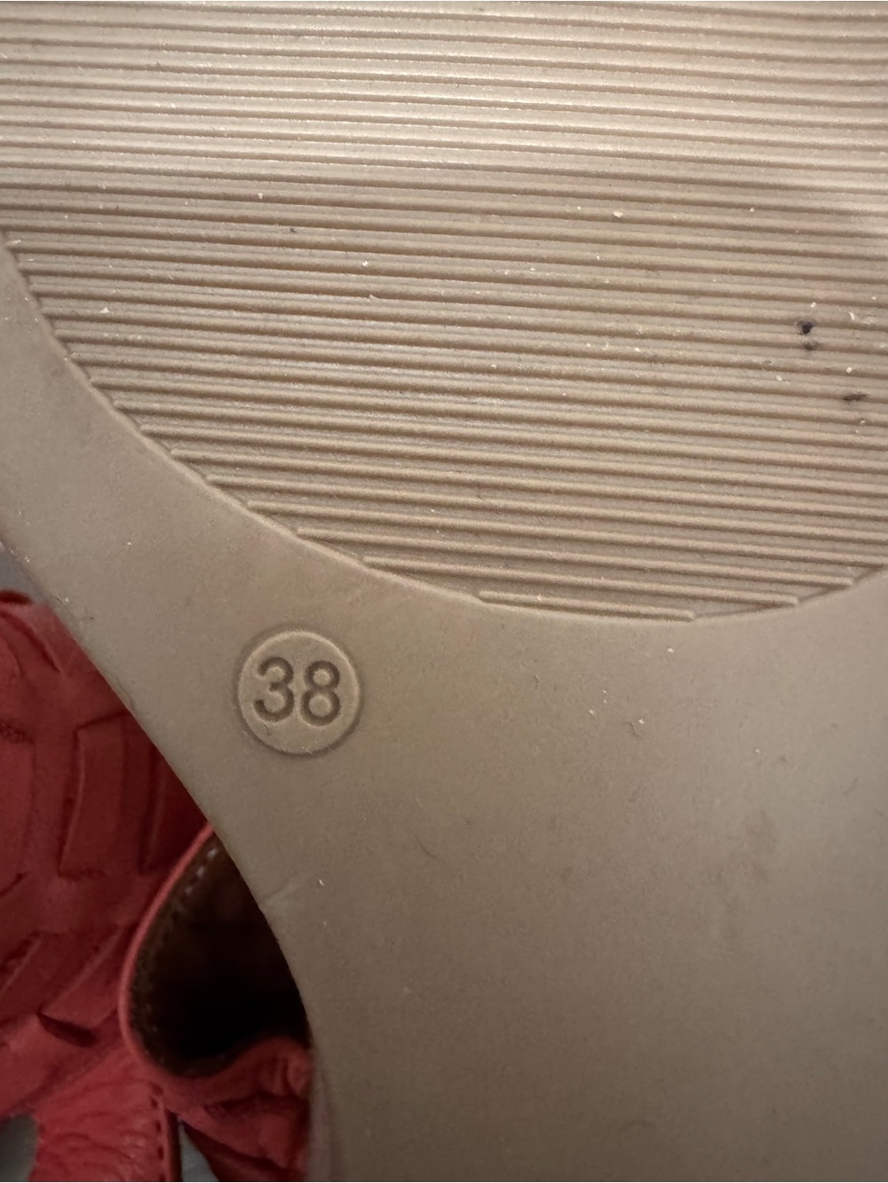 Bueno Misty Wedge Sandles in Coral  Leather Sz 38 - Picture 12 of 13